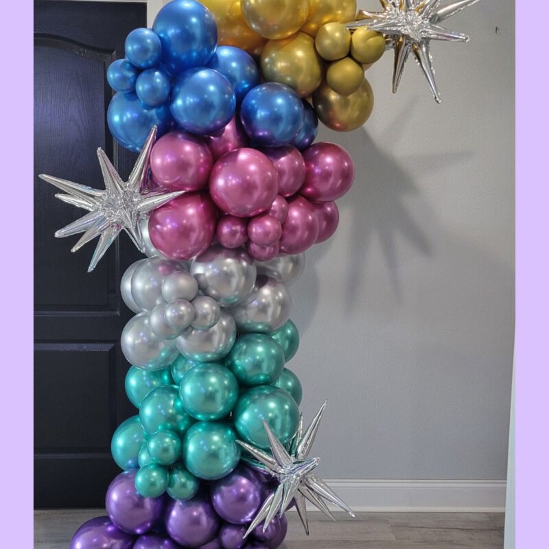 Free Stand Balloons Garland